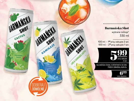 Likier Barmańska Shot Kamikaze promocja w POLOmarket