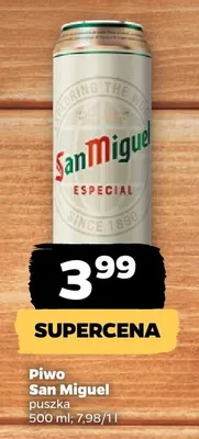 Piwo San Miguel promocja w Netto