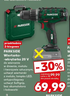 Wiertarko-wkrętarka 20V Parkside promocja w Kaufland