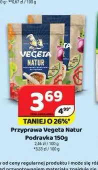 Przyprawa Vegeta Natur Podravka promocja w Delfin