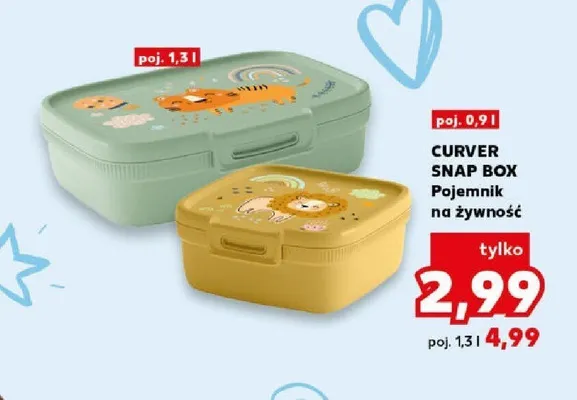 Pojemnik na żywność Curver Snap Box promocja w Kaufland
