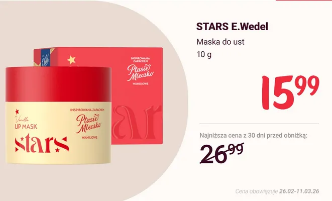 Maska do ust promocja w Rossmann