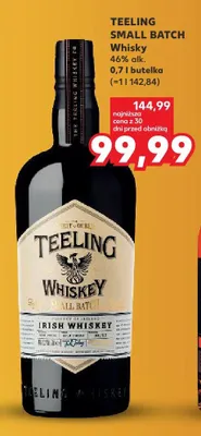 Whisky Teeling Small Batch 46% alk. promocja w Kaufland