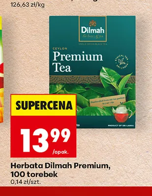 Herbata Dilmah Premium promocja w Biedronka