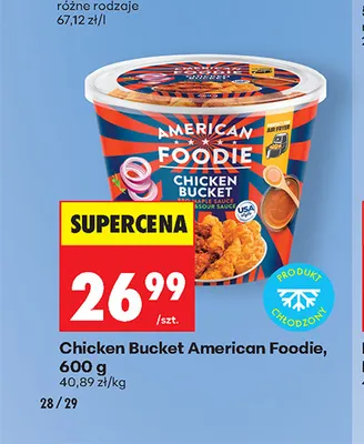 Chicken Bucket American Foodie promocja w Biedronka