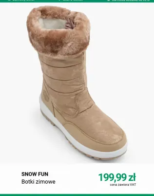 Botki zimowe Snow Fun promocja w Deichmann