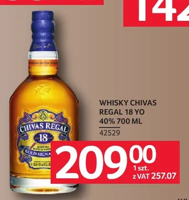 Whisky Chivas Regal 18 YO promocja w Selgros