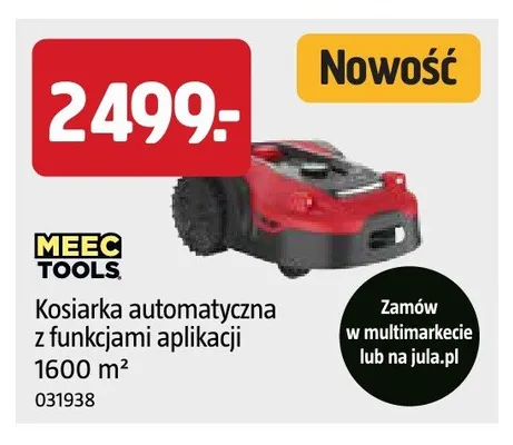 Kosiarka automatyczna z funkcjami aplikacji MEEC TOOLS 1600m2 promocja w Jula