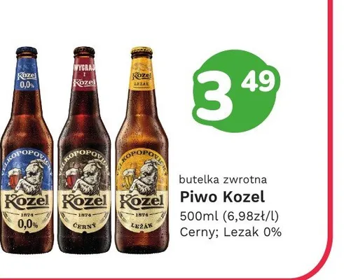 Piwo bezalkoholowe Kozel Lezak promocja w Limonka