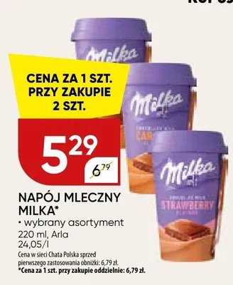 Napój mleczny Milka promocja w Chata Polska