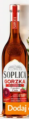 Likier Soplica Gorzka Koleżeńska z orzeszkami Cola promocja w Lidl