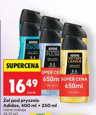 Żel pod prysznic Adidas Ice Dive promocja w Biedronka