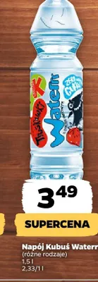 Napój Kubuś Waterrr promocja w Netto