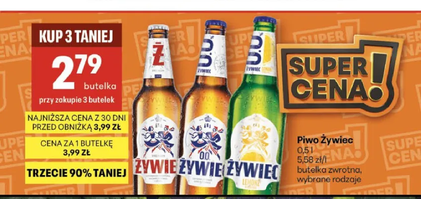 Piwo bezalkoholowe Żywiec promocja w Delikatesy Centrum
