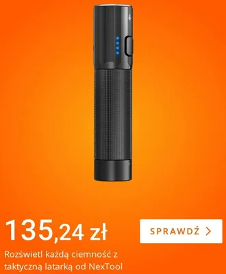 Latarka taktyczna NexTool promocja w Allegro