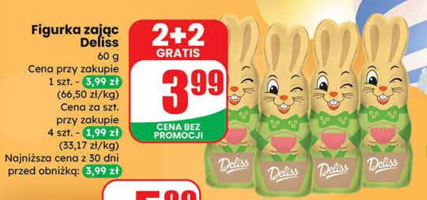 Figurka zajac promocja w Dino