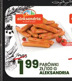 Parówki Aleksandria promocja w Wafelek