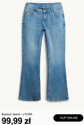 Spodnie jeansowe bootcut C & A LYCRA promocja w C&A