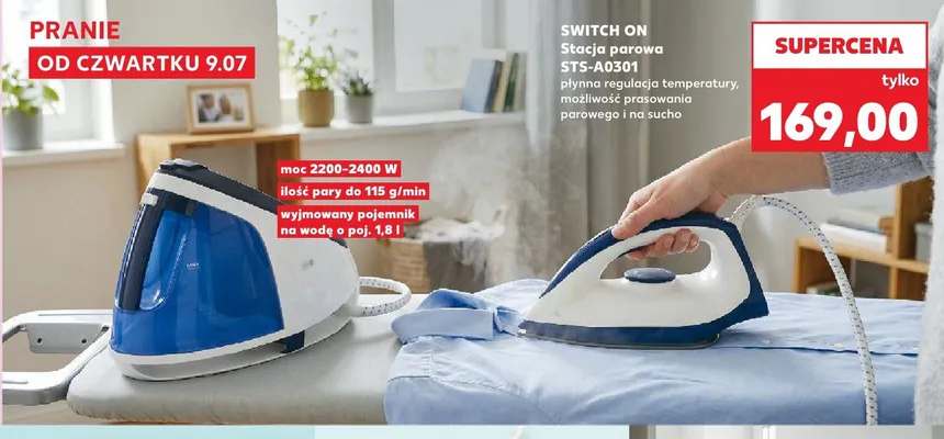 Stacja parowa Switch On promocja w Kaufland