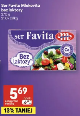 Ser bez laktozy promocja w Delikatesy Centrum