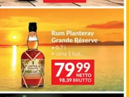 Rum Planteray Grande Réserve promocja w Makro