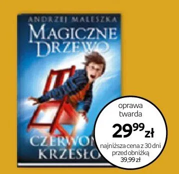 Książka Magiczne drzewo Czerwone krzesło oprawa twarda promocja w Empik