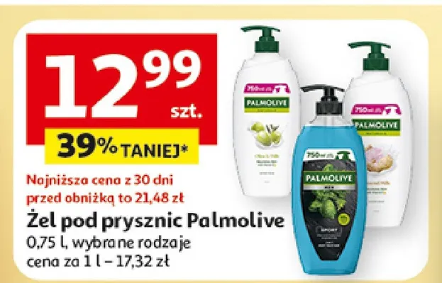 Żel pod prysznic 0,75l, wybrane rodzaje promocja w Auchan