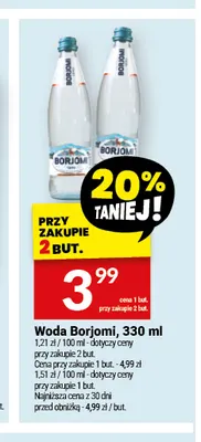 Woda gazowana Borjomi promocja w Twój Market