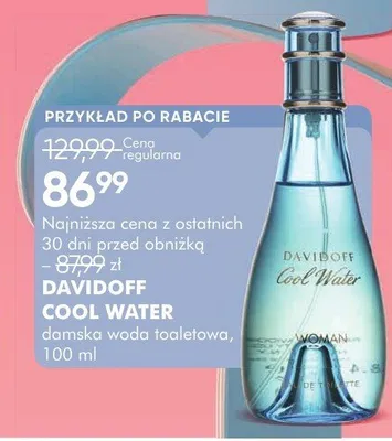 Damska woda toaletowa Cool Water promocja w Super-Pharm