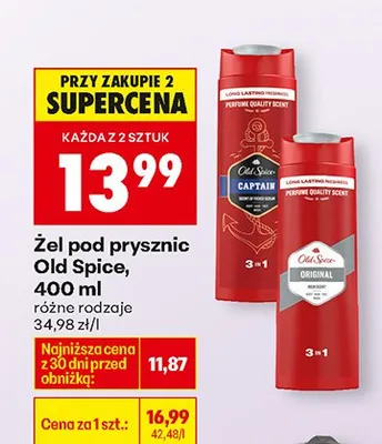 Żel pod prysznic, różne rodzaje promocja w Biedronka