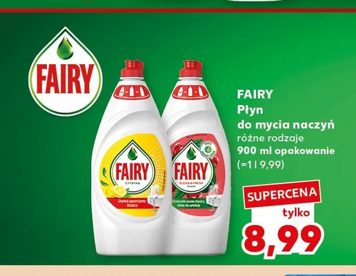 Płyn do mycia naczyń Cytryna Fairy promocja w Kaufland