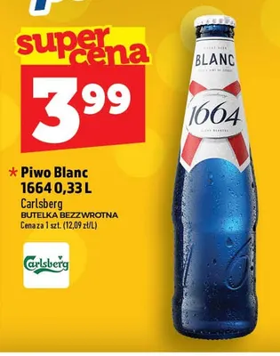 Piwo Blanc 1664 promocja w TOPAZ