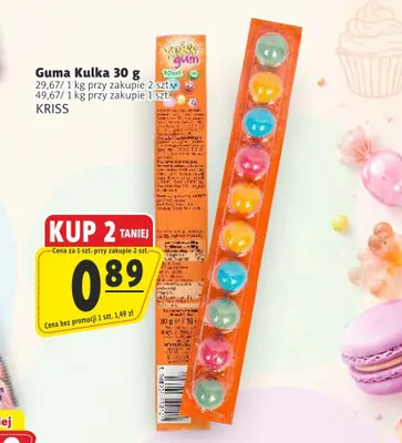 Guma kulka Kriss promocja w Prim Market