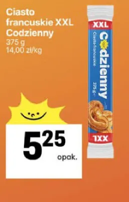 Ciasto francuskie XXL Codzienny promocja w Delikatesy Centrum