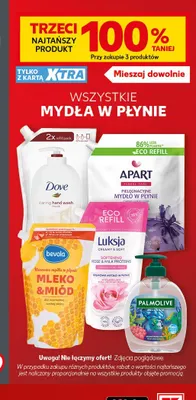 Kremowe mydło w płynie Luksja Rose & Milk Proteins zapas promocja w Kaufland