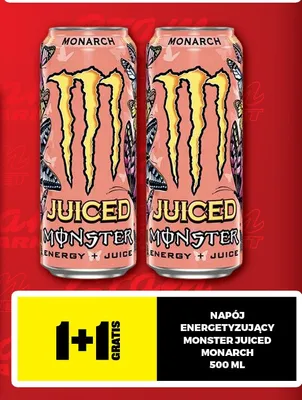 Napój energetyzujący Monster Juiced Monarch promocja w Gram Market