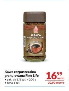 Kawa rozpuszczalna granulowana Fine Life promocja w Makro