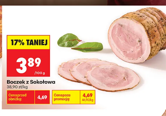 Boczek z Sokołowa promocja w Biedronka