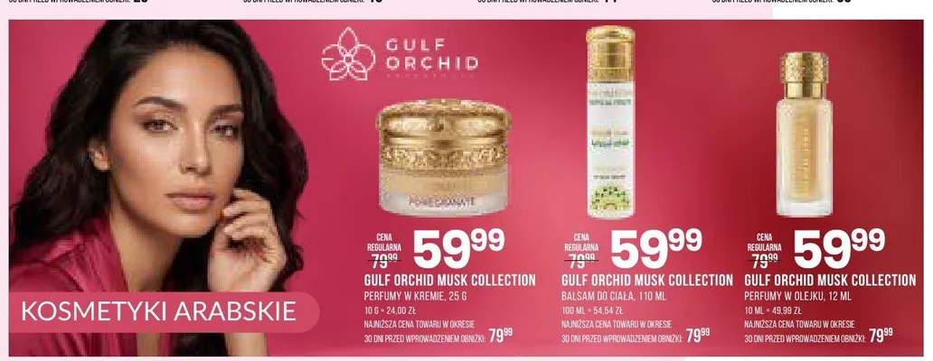 Perfumy w olejku Gulf Orchid Musk Collection promocja w Drogerie Natura