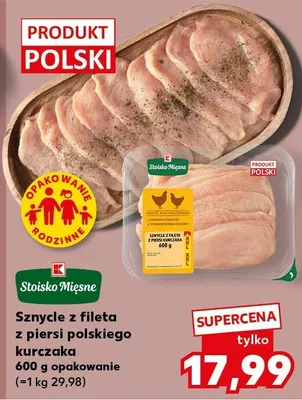 Sznycle z fileta z piersi polskiego kurczaka promocja w Kaufland