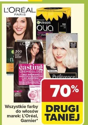 Farby do włosów L'Oréal Olia promocja w Carrefour Market