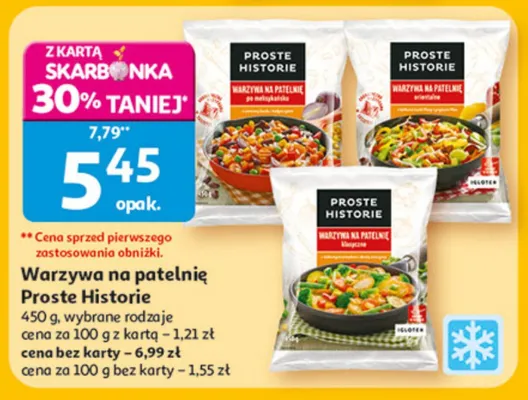 Warzywa na patelnię promocja w Auchan