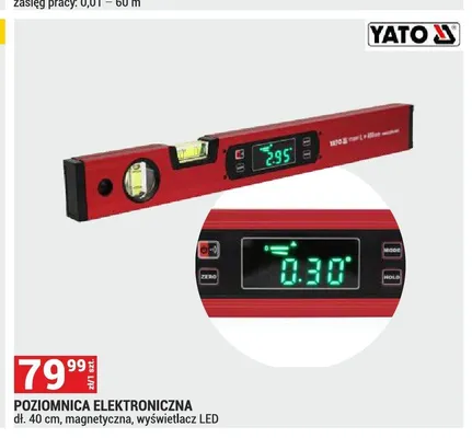 Poziomnica elektroniczna Yato promocja w Merkury Market