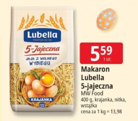 Makaron 5-jajeczna promocja w Leclerc