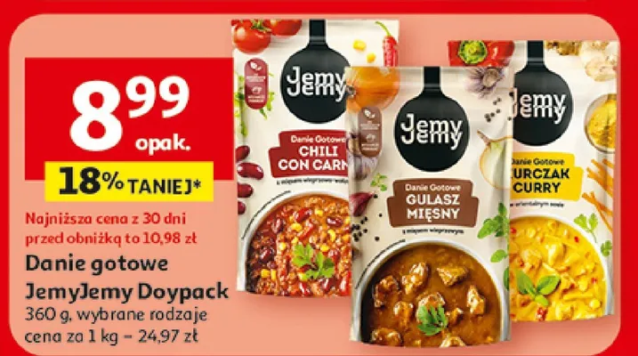 Danie gotowe JemyJemy Doypack promocja w Auchan