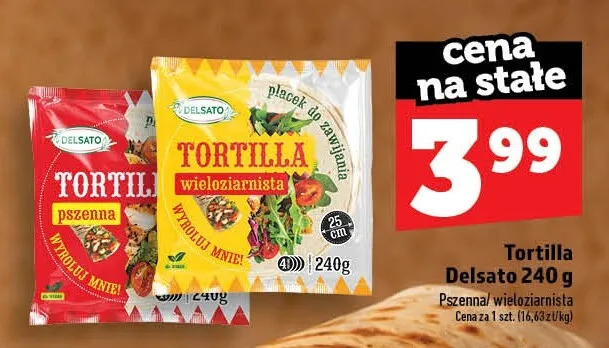 Tortilla Delsato wieloziarnista promocja w TOPAZ
