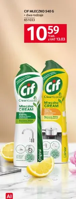 Mleczko Cif Cream Lemon promocja w Selgros