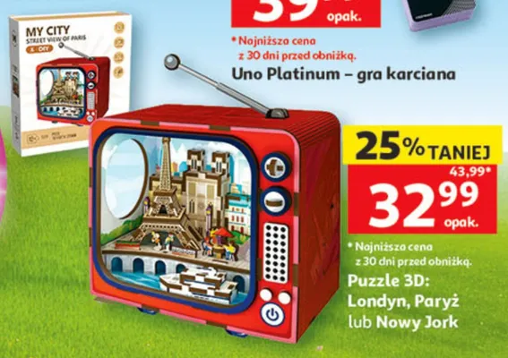 Puzzle 3D: Londyn promocja w Auchan
