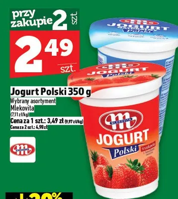 Jogurt Polski promocja w TOPAZ