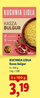 Kasza bulgur promocja w Lidl